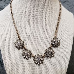 Brass flower necklace